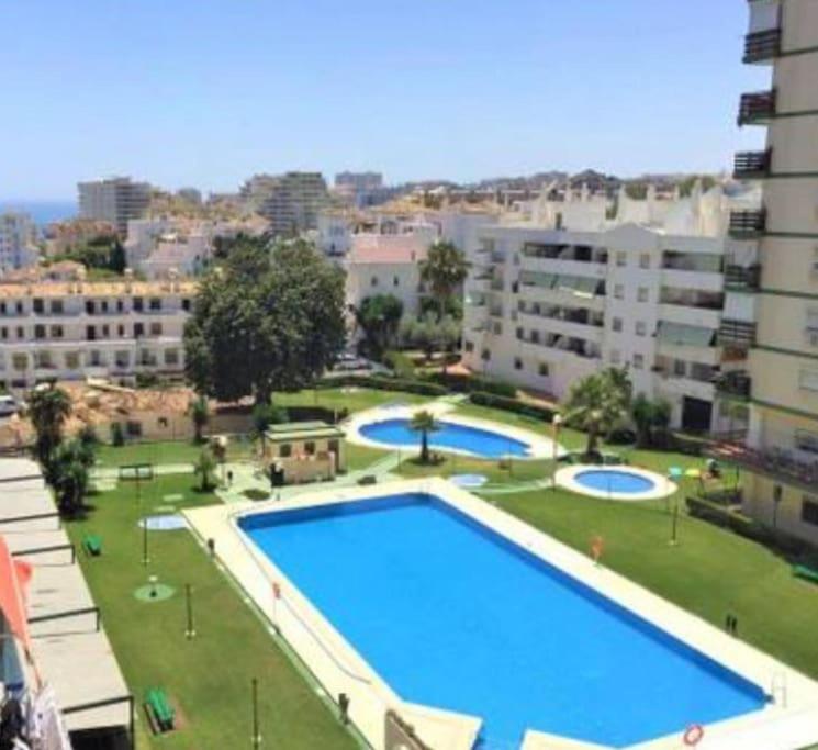 Estudio Con Vista Al Mar A 200 Mts De La Playa ベナルマデナ エクステリア 写真